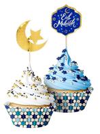 Cupcake Deco Set Eid Mubarak (20st), Ophalen of Verzenden, Nieuw
