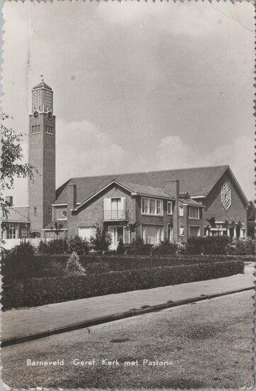 BARNEVELD - Geref. Kerk met Pastorie, Verzamelen, Ansichtkaarten | Nederland, Verzenden