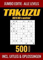 9789403702315 Takuzu 10x10 Raster - Jumbo Editie - Alle L..., Boeken, Verzenden, Nieuw, Puzzelboek Shop