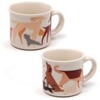 Espresso Koffiekopjes - Barks Honden - Set 2 stuks - Porsele, Huis en Inrichting, Keuken | Servies, Ophalen of Verzenden, Nieuw