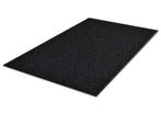 Geribbelde Deurmat voor Binnen en Buiten - 90x150 cm - Zwart, Tuin en Terras, Ophalen of Verzenden, Nieuw, Rubber