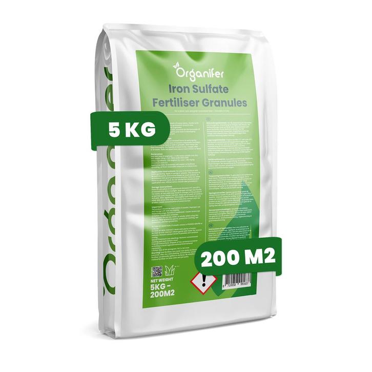 IJzersulfaat Meststof - Mos verwijderaar - 5kg -Voor 200m2, Tuin en Terras, Aarde en Mest, Mest, Verzenden