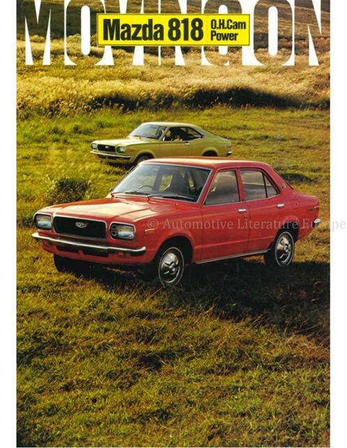 1962 MAZDA 818 BROCHURE ENGELS, Boeken, Auto's | Folders en Tijdschriften, Mazda