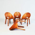 Cassina - Mario Bellini - Lira e Liuto - Stoel (4) - cognac, Antiek en Kunst