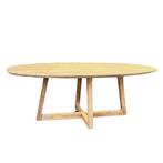 Tafel | Deens Ovaal | 190cm t/m 250cm | keuze uit 7 poten |, 100 tot 150 cm, Teakhout, Ophalen of Verzenden, Ovaal