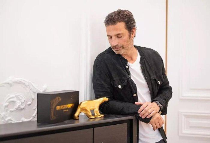 Richard Orlinski (1966) - sculptuur, Ours Pompon - Gold - 20, Antiek en Kunst, Antiek | Overige Antiek