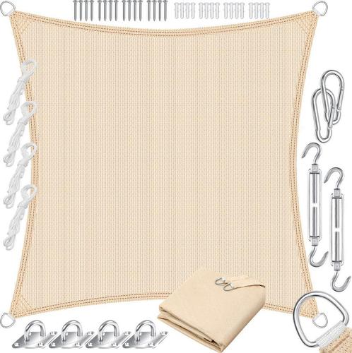 KESSER® Schaduwdoek 2x2m - Zonnezeil - Vierkant, Huis en Inrichting, Overige Huis en Inrichting, Verzenden