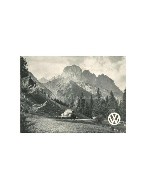 1951 VOLKSWAGEN KEVER BROCHURE NEDERLANDS, Boeken, Auto's | Folders en Tijdschriften, Volkswagen