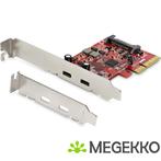 StarTech.com 2-poorts PCIe USB 3.1 kaart 2x USB-C USB 3.1, Verzenden, Nieuw, Startech