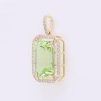 Zonder Minimumprijs - Hanger - 14 karaat Geel goud - 4.44ct.