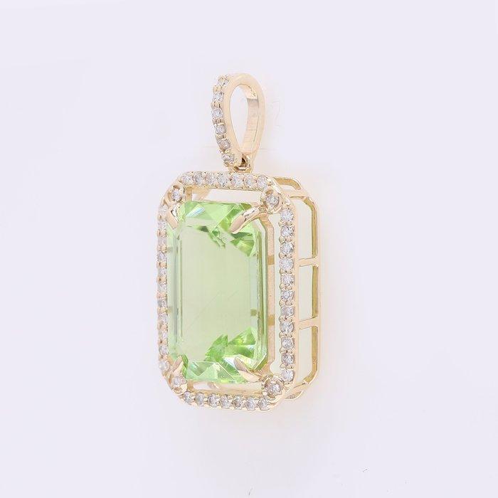Zonder Minimumprijs - Hanger - 14 karaat Geel goud - 4.44ct., Sieraden, Tassen en Uiterlijk, Antieke sieraden