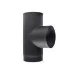 Kachelpijp 125 Staal 2 Mm T-stuk + Deksel, Huis en Inrichting, Kachels, Verzenden, Nieuw