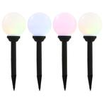 Buitenlampen rgb 4 st | retourdeal | 40%, Zonne-energie, Kunststof, Minder dan 50 watt, Overige typen