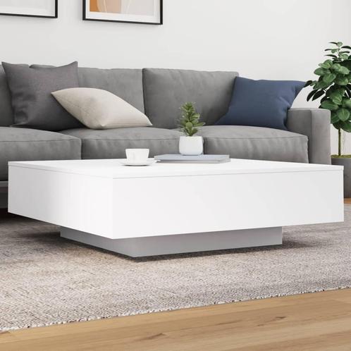 Salontafel LED Wit 100x100cm - Retourdeal - 35% korting!, Huis en Inrichting, Tafels | Salontafels, 100 tot 150 cm, Vierkant, Nieuw