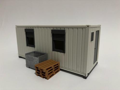 20ft. Mobiel kantoorunit, Hobby en Vrije tijd, Modelbouw | Figuren en Diorama's, 1:50 of kleiner, Nieuw, Diorama, Verzenden