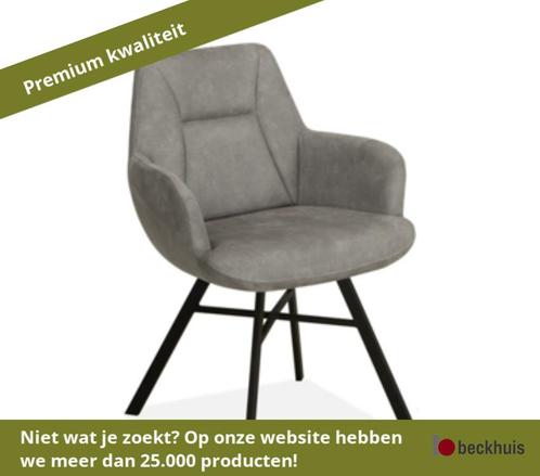 2 stuks Maxfurn Nelson Eetkamerstoel met armleuning, Huis en Inrichting, Stoelen, Nieuw, Overige materialen, Ophalen of Verzenden