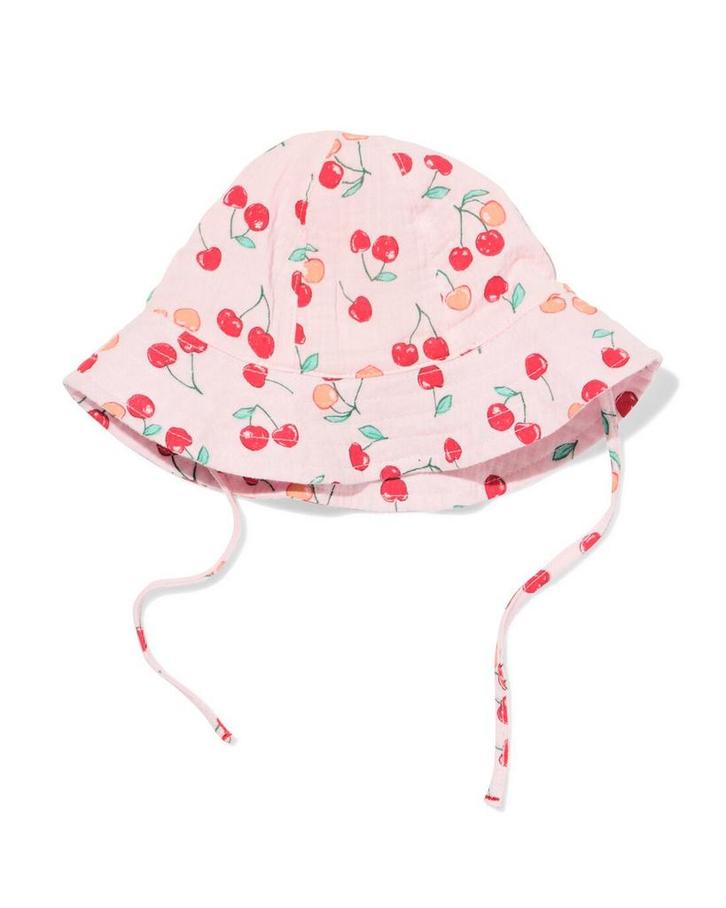 HEMA Babyhoed mousseline fruit roze, Kinderen en Baby's, Babykleding | Overige, Nieuw, Verzenden
