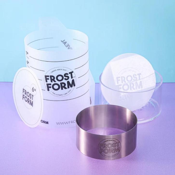 Frost Form Taart Coating Kit Rond 15cm, Hobby en Vrije tijd, Taarten en Cupcakes maken, Nieuw, Verzenden
