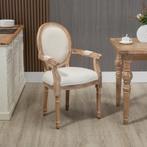 TRUUSK Keukenstoel In Antiek Design, Ademende Hoes, Linnenlo, Huis en Inrichting, Stoelen, Verzenden, Nieuw