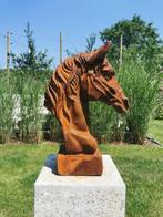 sculptuur, A rustic horse head - 40 cm - IJzer, Antiek en Kunst