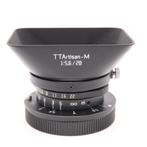 TTArtisan 28mm F/5.6 Leica M mount Black | Tweedehands, Verzenden, Gebruikt