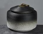 Keramische urn wit/zwart 750ml, Verzamelen, Nieuw, Verzenden
