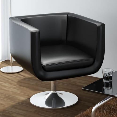 vidaXL Barstoel kunstleer zwart, Huis en Inrichting, Fauteuils, Nieuw, Verzenden