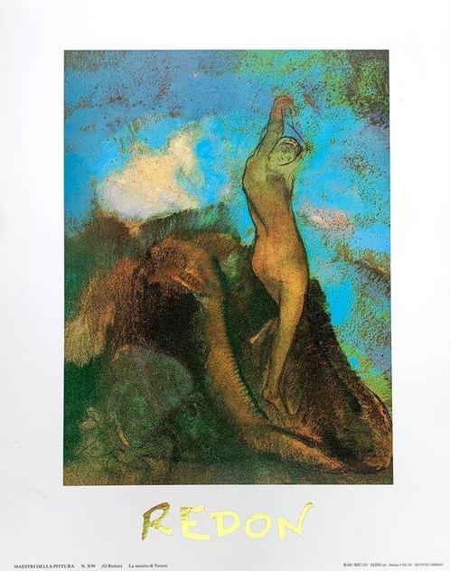 Odilon Redon - Birth of Venus, 1912 - Artprint - 30 x 24 cm, Antiek en Kunst, Kunst | Tekeningen en Foto's