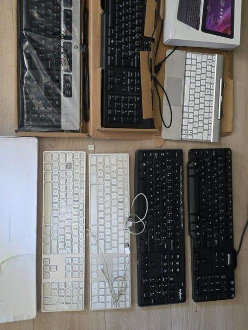 HP Logitech Dell Asus Apple - Lot de 7 claviers - - Keyboard, Spelcomputers en Games, Spelcomputers | Overige Accessoires