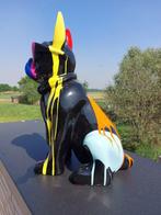 Beeld, garden statue French Bulldog in painting color - 59