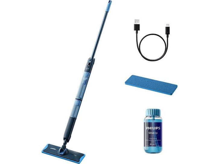 Philips -  Oneup  Elektrische Dweil Blauw, Witgoed en Apparatuur, Stofzuigers, Nieuw, Minder dan 1200 watt, Verzenden
