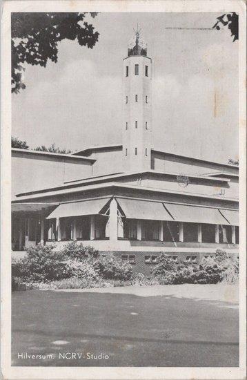 HILVERSUM - NCRV - Studio, Verzamelen, Ansichtkaarten | Nederland, Verzenden