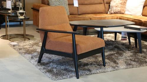 Fauteuil Jontia - Orange - IN.HOUSE, Huis en Inrichting, Fauteuils, 75 tot 100 cm, Nieuw, 50 tot 75 cm, Ophalen of Verzenden