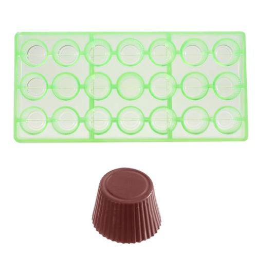 Bonbonvorm Chocolate World GL Cuvette Rond (21x) 30x19mm**, Hobby en Vrije tijd, Taarten en Cupcakes maken, Nieuw, Verzenden