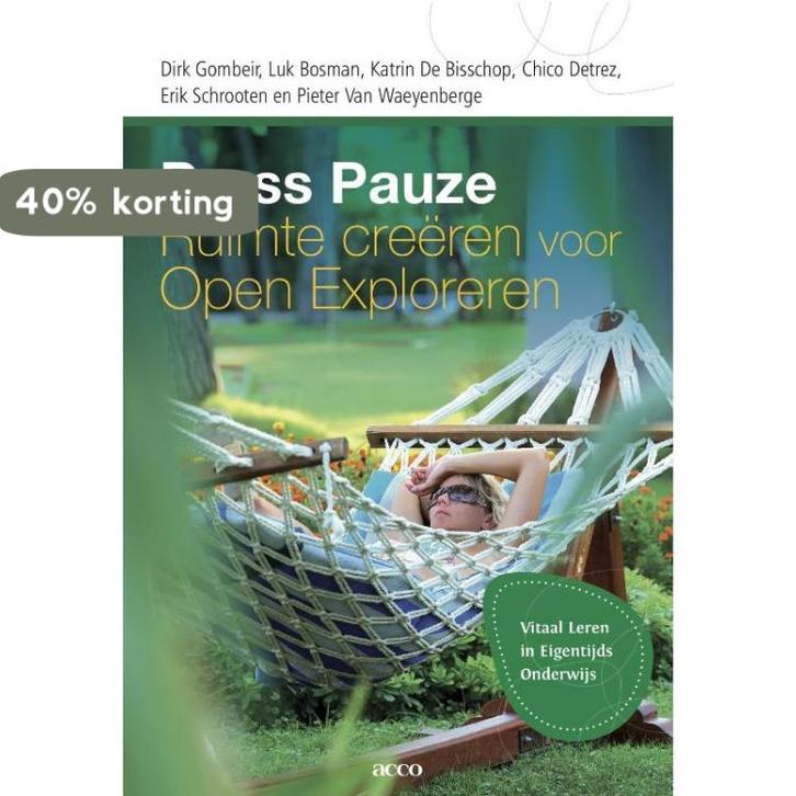 Press pauze / Vitaal leren in eigentijds onderwijs / 2, Boeken, Studieboeken en Cursussen, Zo goed als nieuw, Verzenden