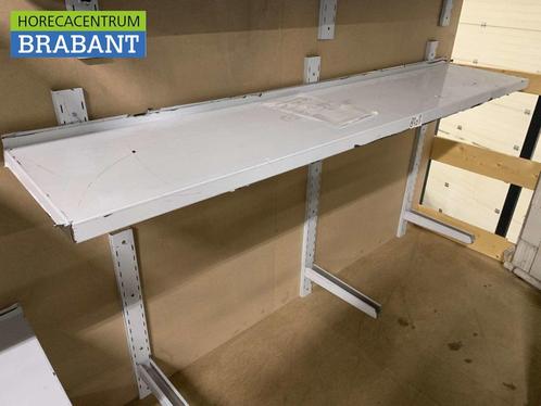 RVS Wandschap schap 200 x 40 cm Horeca, Zakelijke goederen, Horeca | Keukenapparatuur, Nieuw in verpakking, Ophalen of Verzenden
