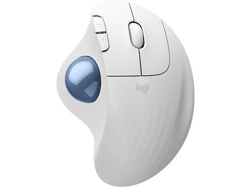 Logitech -  M575s Trackball  - Wit, Computers en Software, Muizen, Rechtshandig, Ergonomisch, Draadloos, Nieuw, Verzenden