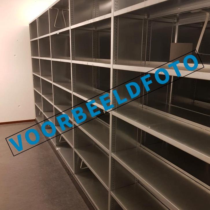 Gegalvaniseerde metalen legbordstelling - 154 cm hoog, 5 met, Zakelijke goederen, Kantoor en Winkelinrichting | Magazijn, Stelling en Opslag