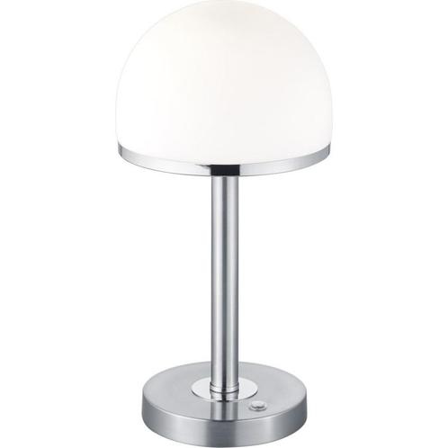 LED Tafellamp - Rond - Mat Nikkel - Warm Wit 3000K, Huis en Inrichting, Lampen | Tafellampen, Nieuw, Metaal, Minder dan 50 cm