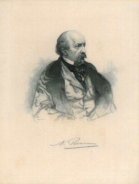 Portrait of Nicolaas Pieneman, Antiek en Kunst, Kunst | Etsen en Gravures