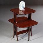 dubbele Sutherland table ca 1900  mahonie satijn- en palmho, Antiek en Kunst, Ophalen of Verzenden