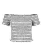 SALE -42% | Eight2Nine Shirt grijs/wit | OP=OP, Kleding | Dames, T-shirts, Nieuw, Verzenden