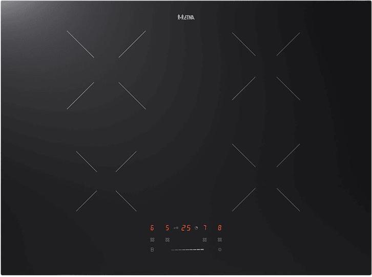 Etna - Inductie Kookplaat - Zwart, Witgoed en Apparatuur, Kookplaten, Inductie, Nieuw, 4 kookzones, Verzenden