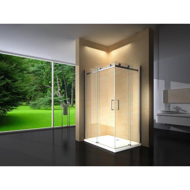 Douchecabine 120X90 Vierkant Vivo LB- Helder Glas - Rechts, Doe-het-zelf en Verbouw, Sanitair, Nieuw, Ophalen of Verzenden