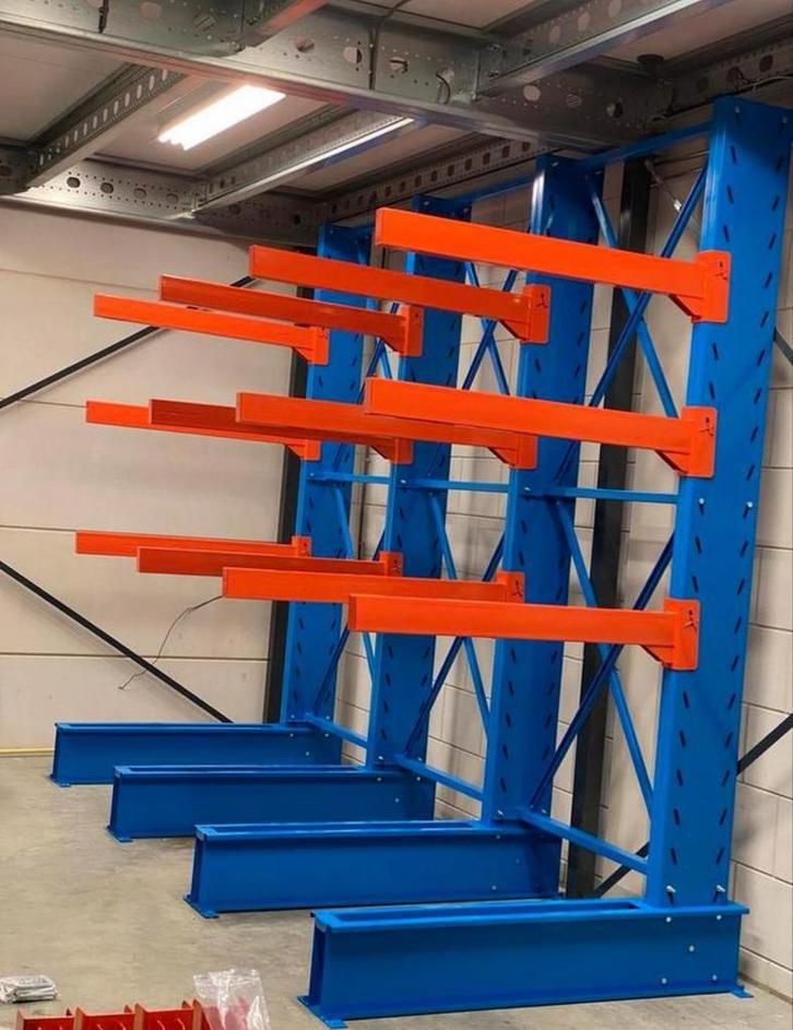 Enkelzijdige draagarmstelling stelling 3200x4000x1650mm, Zakelijke goederen, Kantoor en Winkelinrichting | Magazijn, Stelling en Opslag