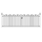 Hekwerk Pro Dubbele sierpoort Firenze h150 x b403,4cm recht, Ophalen of Verzenden, Nieuw