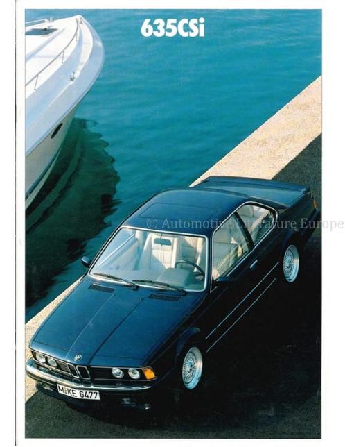 1988 BMW 6 SERIE BROCHURE FRANS, Boeken, Auto's | Folders en Tijdschriften, BMW