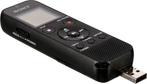 Sony ICDPX370 - Voice recorder - 4 GB - Zwart, Audio, Tv en Foto, Bandrecorders, Verzenden