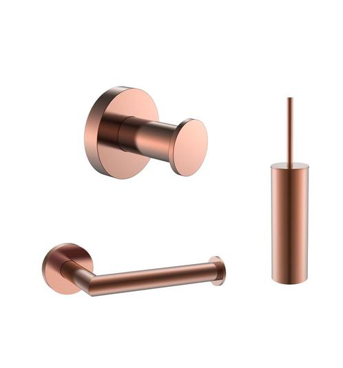 Sani Royal Toilet Accessoires Set Brons Geborsteld, Doe-het-zelf en Verbouw, Sanitair