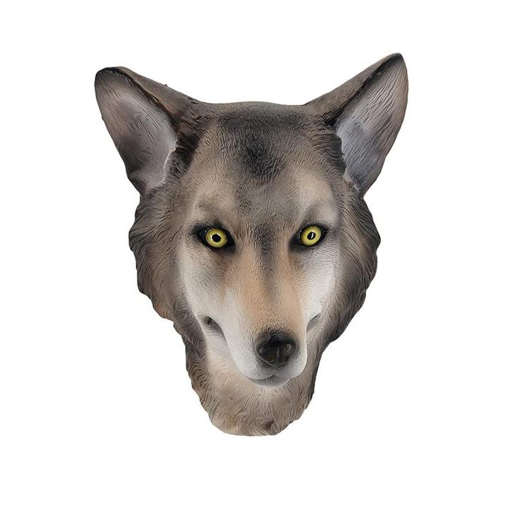 Grijze wolf masker, Hobby en Vrije tijd, Feestartikelen, Nieuw, Verzenden